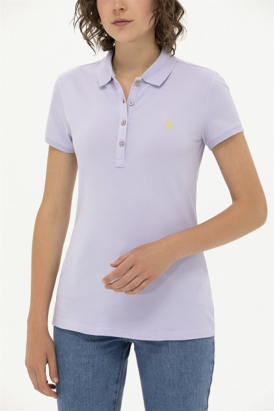 Футболка-поло из хлопка - G082SZ0110TP0122-OML Футболка жен. (VR034, XS)