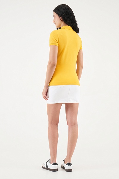 Футболка-поло из хлопка - G082SZ0110TP0124-CLR Футболка жен. (VR043, XL)
