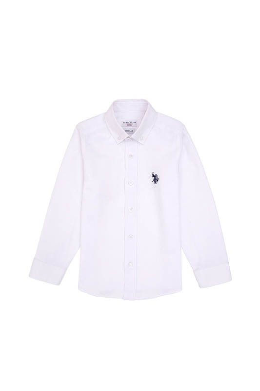 Рубашкаиз смесового хлопка для мальчиков - G083SZ0040E_METOKIDS25K Сорочка муж. детс. (VR013, 3_4)