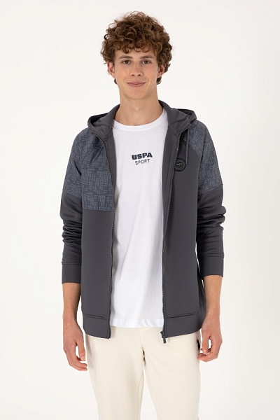 Толстовка на молнии с капюшоном - G081SZ0820S_GENHAS Толстовка муж. (VR006, XS)
