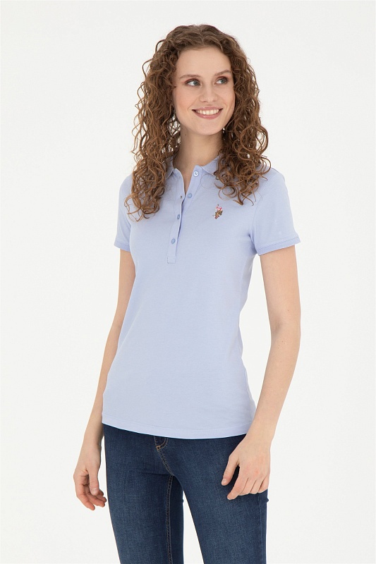 Футболка-поло из хлопка - G082SZ0110TP0123-CLR Футболка жен. (VR212, XS)