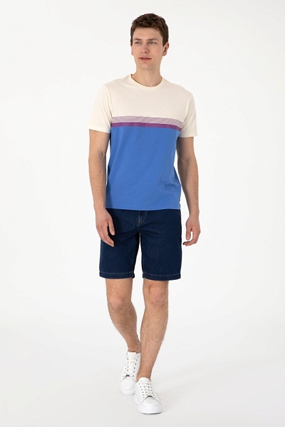 Шорты джинсовые - G081SZ0DB0AKIA Бермуда муж. (DN0013, 34)