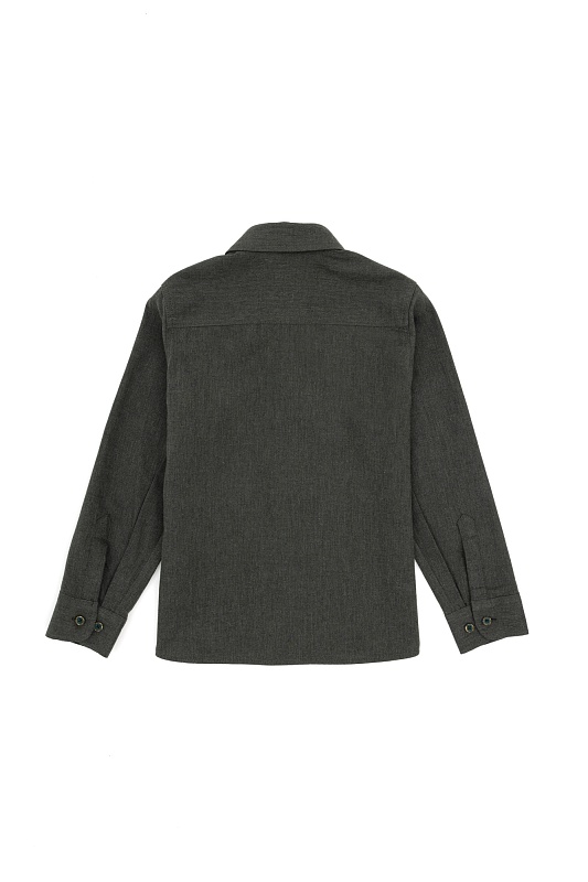 Рубашка из хлопка прямая для мальчиков - G083SZ0040AKISKIDS024K Сорочка муж. детс. (VR079, 13_14)