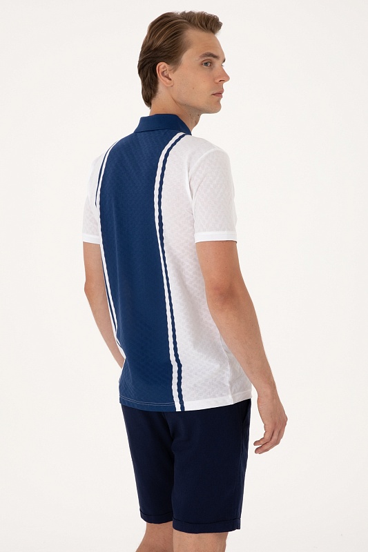 Футболка-поло из хлопка с воротником на молнии - G081SZ0110ZORKAS Футболка муж. (VR013, XS)