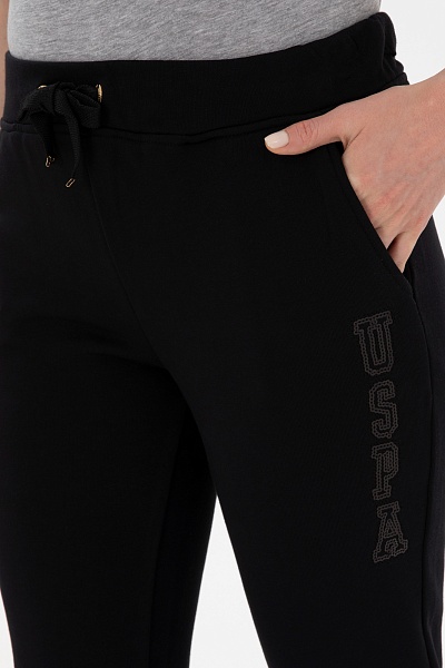 Спортивные брюки на манжетах зауженные - G082SZ0OP0PT0125 Брюки спорт. жен. (VR046, M)