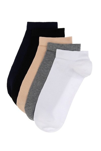 Носки хлопковые, 5 пар - A082SZ013P02COLORE_IY25 Носки жен. (VR013)