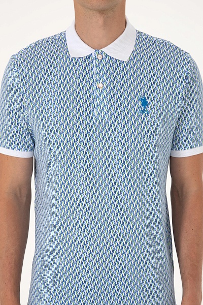 Футболка-поло из хлопка с узором - G081SZ0110LAST Футболка муж. (VR013, XL)