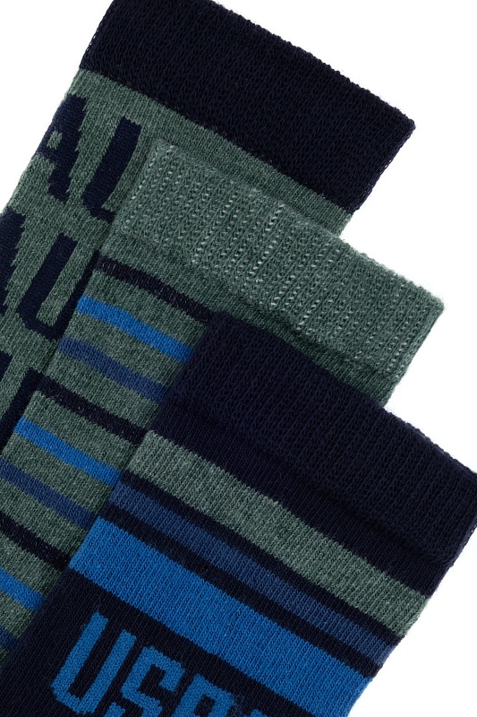 Носки хлопковые, 3 пары - A083SZ013P01ORVA_SK23 Носки муж. детс. (VR033, 9X)