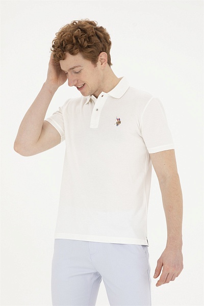 Футболка-поло из хлопка - G081SZ0110TP10IY023 Футболка муж. (VR019, 2XL)