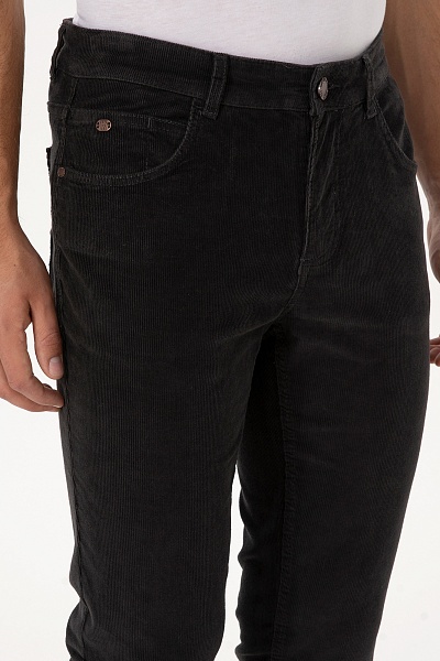 Вельветовые брюки зауженные - G081SZ0780CORDUROY25K Брюки муж. (VR024, 33, 34)