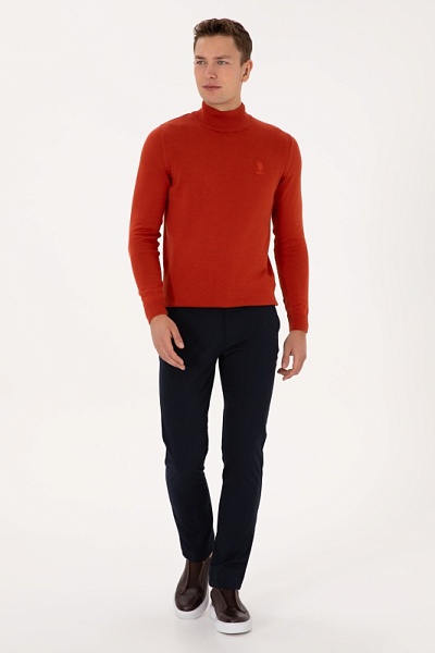 Вельветовые брюки зауженные - G081SZ0780RC_FANT_PNT Брюки муж. (VR033, 28, 34)