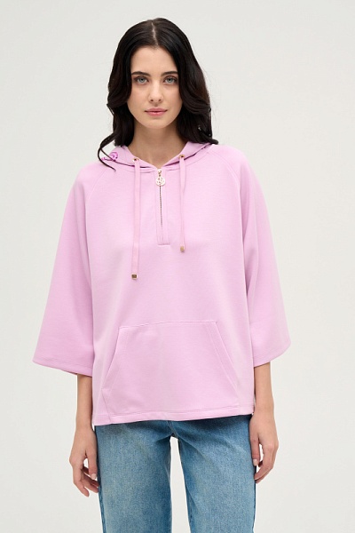 Худи с коротким рукавом  - G082SZ0820R-MIRA Толстовка жен. (VR211, 3)