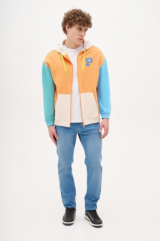 Толстовка на молнии из хлопка - G081SZ0820KASTER_R Толстовка муж. (VR051, M)