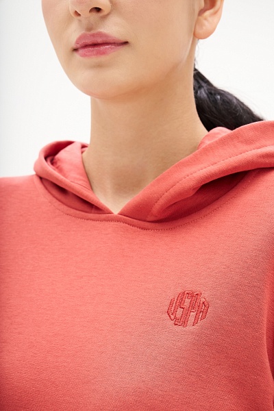 Худи с вышитым логотипом - G082SZ0820ART_FECZA_SK025 Толстовка жен. (VR026, S)