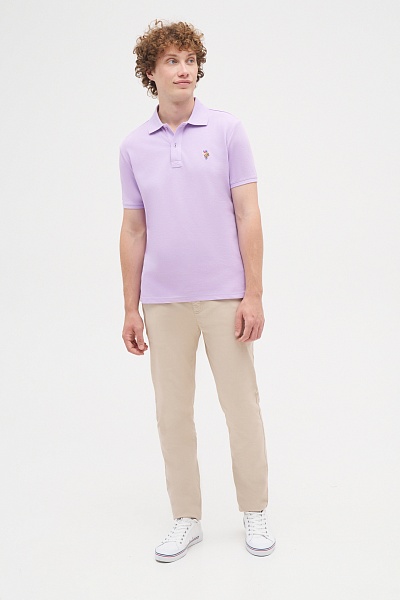 Футболка-поло из хлопка - G081SZ0110TP10IY024 Футболка муж. (VR034, 4XL)