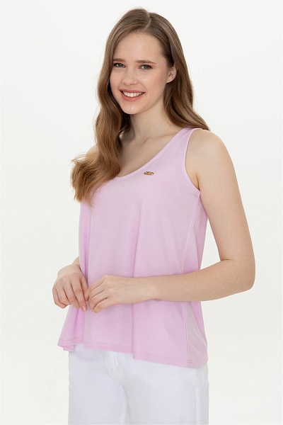 Топ трикотажный свободного кроя - G082SZ0110FATLE Футболка жен. (VR211, M)