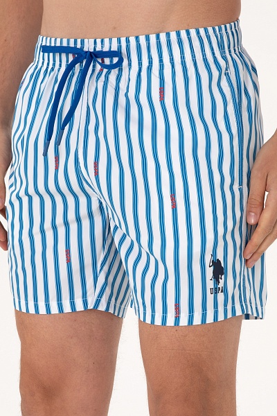 Шорты плавательные в полоску - G081SZ0660ADAN Шорты спорт. муж. (VR077, S)