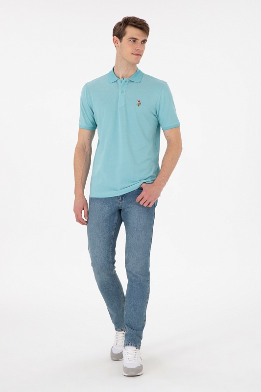 Футболка-поло из смесового хлопка - G081SZ0110DOLFIY024 Футболка муж. (VR090, XL)
