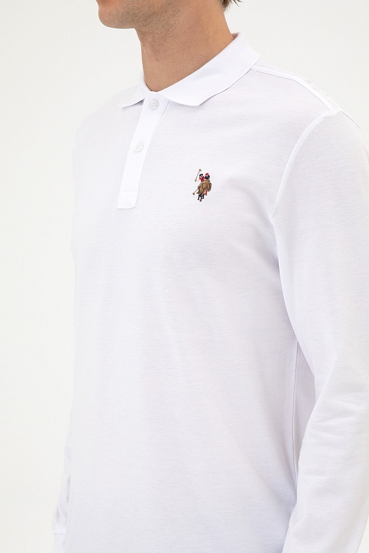 Поло с длинным рукавом из хлопка - G081SZ0820E_GTPSK025 Толстовка муж. (VR013, XL)