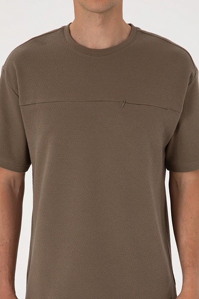 Футболка повседневная с карманом на молнии - G081SZ0110FEZHA Футболка муж. (VR052, XL)