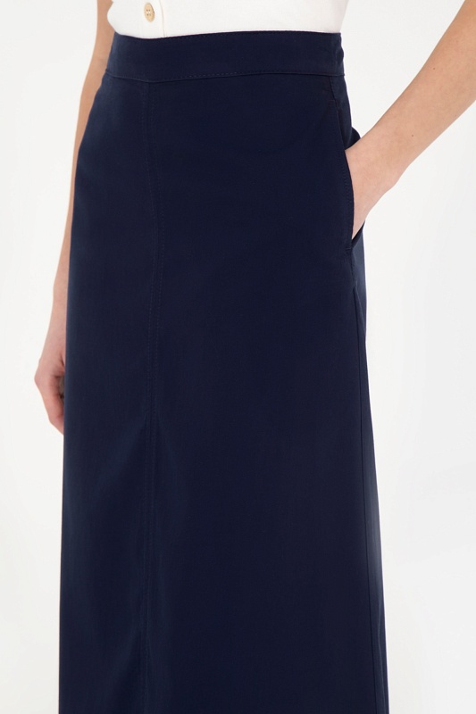 Юбка макси из лиоцелла с хлопком - G082SZ0980MUNET Юбка жен. (VR033, 36)