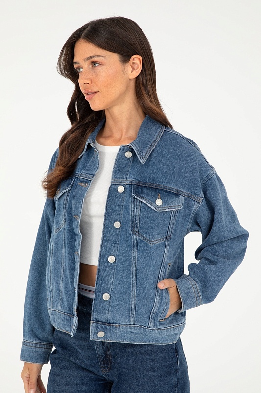 Куртка джинсовая - G082SZ0770PERKIS Куртка джинс. жен. (DN0022, 38)