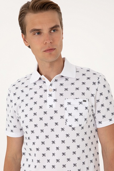 Футболка-поло из хлопка - G081SZ0110FOMS Футболка муж. (VR013, 3XL)