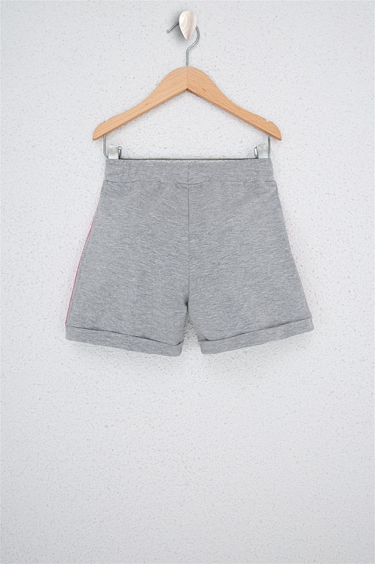 Шорты спортивные с хлопком и пайетками для девочек - G084SZ0OS0CUGNE Брюки спорт. жен. детс. (VR086, 3_4)