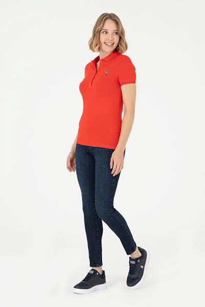 Футболка-поло хлопковая - G082SZ0110TP0124-CLR Футболка жен. (VR030, L)