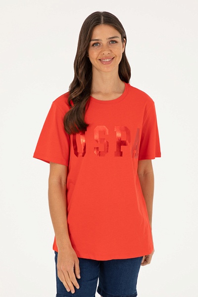 Футболка с принтом свободная - G082SZ0110SEANIY24 Футболка жен. (VR030, L)