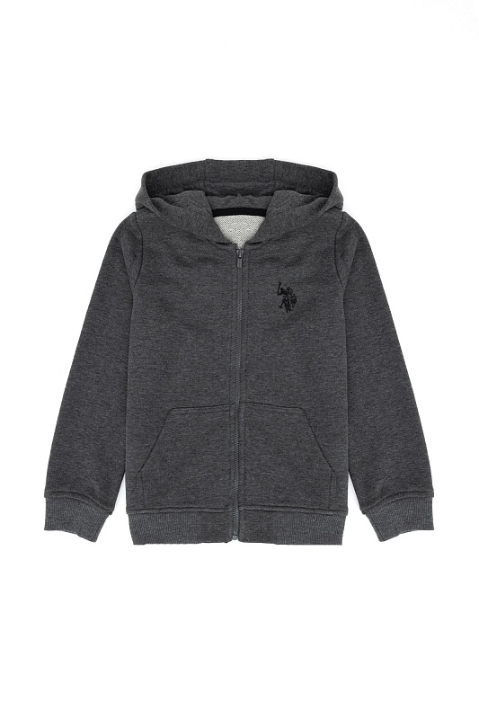 Толстовка на молнии с капюшоном для мальчиков - G083SZ0820ERMANKIDS23K-E Толстовка муж. детс. (VR081, 8_9)