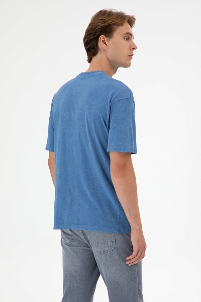 Футболка из хлопка с принтом - G081SZ0110D_FLAMY Футболка муж. (VR028, XL)