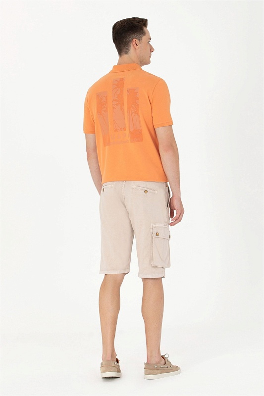 Шорты карго из хлопка прямые - G081SZ0310ASKAR Бермуды муж. (VR049, 28)
