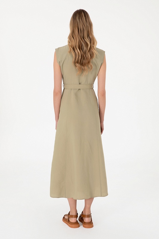 Платье-рубашка миди из модала - G082SZ0320BRONTA Платье жен. (VR183, 34)