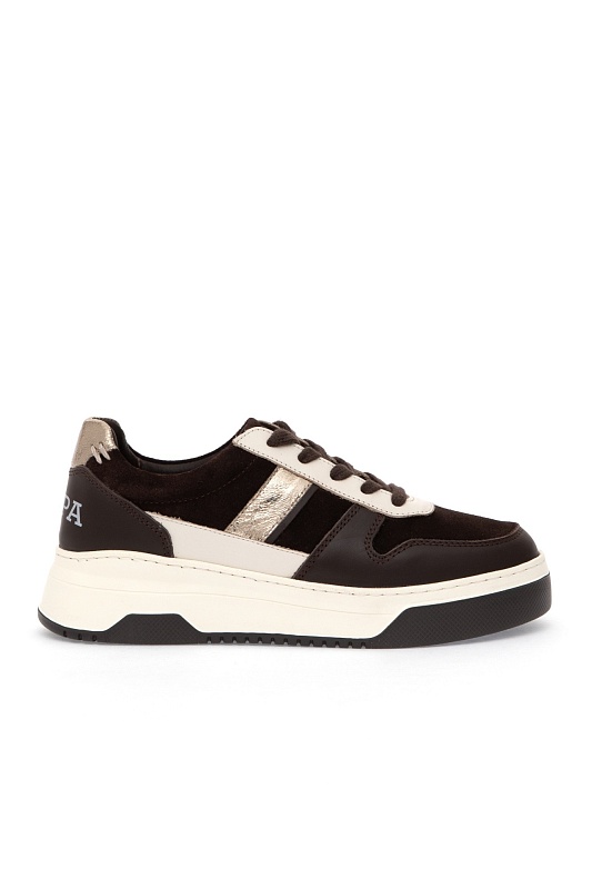Кроссовки комбнированные из натуральной кожи - S082SZ0330K25DERADO_SNKR Обувь жен. (VR029, 38)