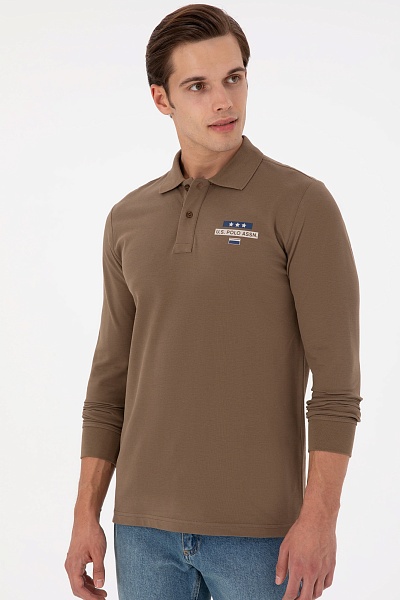 Поло с длинным рукавом трикотажное - G081SZ0820NILDO_E Толстовка муж. (VR027, XL)