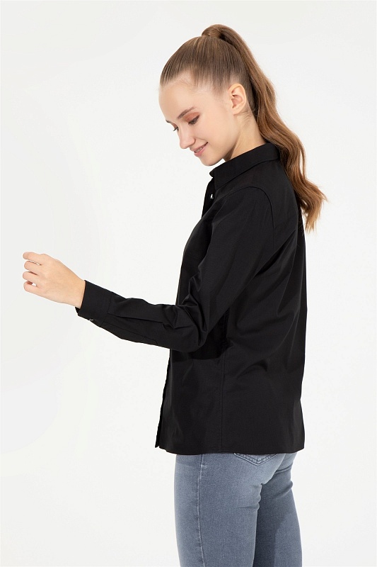 Рубашка из хлопка приталенная - G082SZ0040CRISCOLOR022K Сорочка жен. (VR046, 36)
