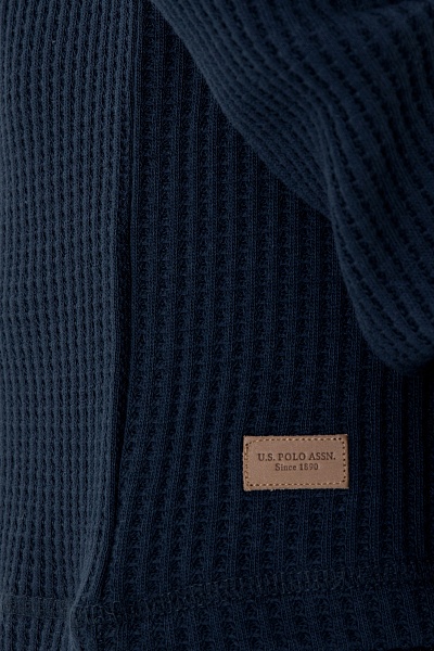 Лонгслив из вафельной ткани - G081SZ0820ARVA Толстовка муж. (VR033, M)