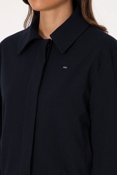 Куртка-рубашка в полоску с вискозой - G082SZ0020RC_SARTES Пиджак жен. (VR033, 34)