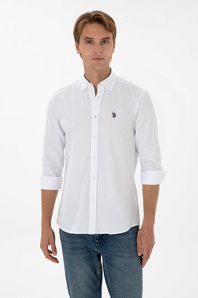 Рубашка из хлопка прямая - G081SZ0040CEDROREG025K Сорочка муж. (VR013, 4XL)