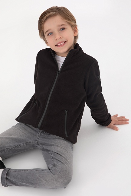 Толстовка флисовая на молнии без капюшона– фото №0