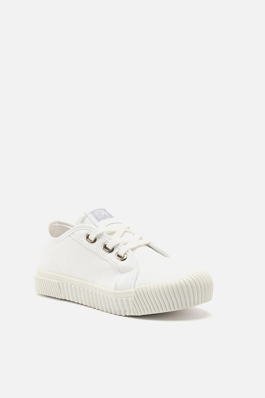 Текстильные кеды с рельефной подошвой - S082SZ0330Y23AHSAMA Обувь жен. (VR013, 37)