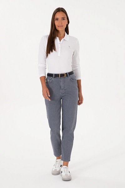 Поло с длинным рукавом из хлопка - G082SZ0820TPG_SK025 Толстовка жен. (VR013, XL)
