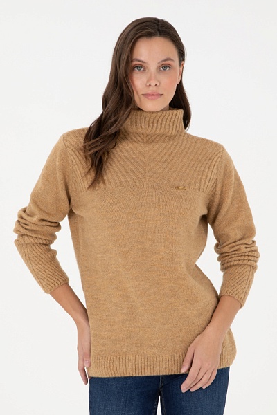 Свитер с объемным воротником - G082SZ0TK0EFEK Кофта жен. (VR015, XL)