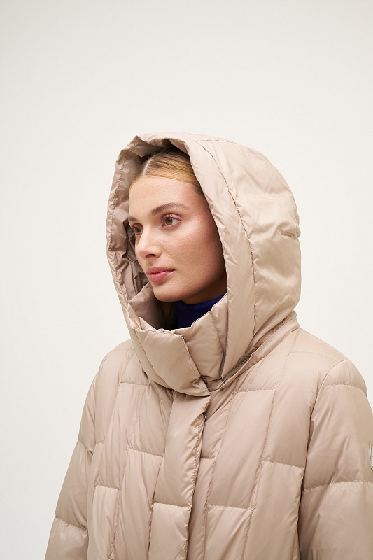 Пуховик стеганый со сьемный капюшоном - G082SZ0KS0EX_MATUR Куртка жен. (VR088, 34)