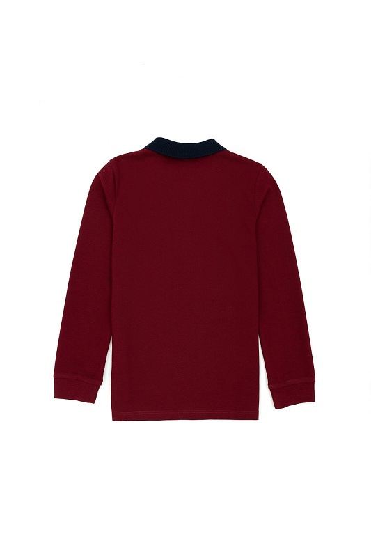 Поло с длинным рукавом из хлопка для мальчиков - G083SZ0820SD01KIDSSK023-B Толстовка муж. детс. (VR223, 1)