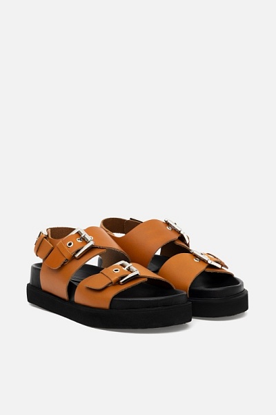 Сандалии кожаные - S082SZ0330Y24JUYTA Обувь жен. (VR099, 38)