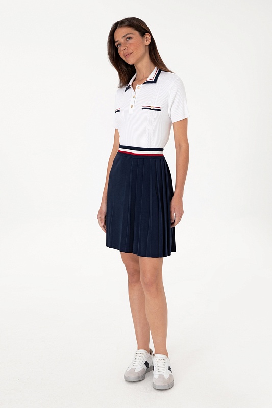 Юбка мини трикотажная в складку - G082SZ0TL0BRENDA_ETK Юбка жен. (VR033, XS)