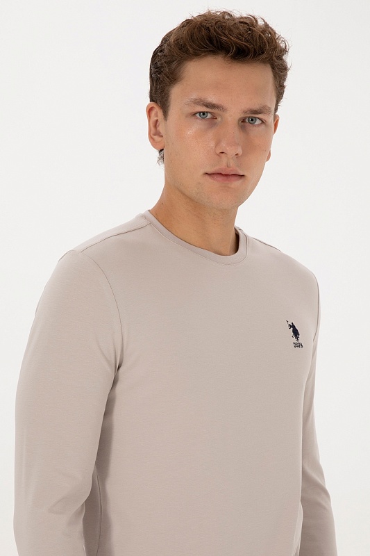 Лонгслив из хлопка - G081SZ0820BISITSK025 Толстовка муж. (VR049, S)