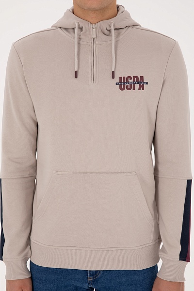 Худи с молнией на воротнике - G081SZ0820E_HETRAS Толстовка муж. (VR049, L)